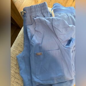 Blue Shirt & 2 Jogger Pants with Drawstring